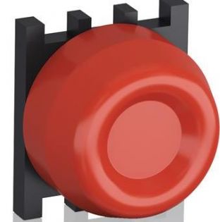 BOUTON ULTRA ROBUSTE 30MM, ROUGE