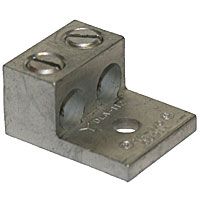 ALUM MECH LUG 14-1/0 2CON 1HOLE