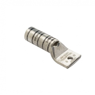 Copper Compression Lug, 1 Hole, #2 AWG,