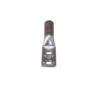 Copper Compression Lug, 2 Hole, #2 AWG,