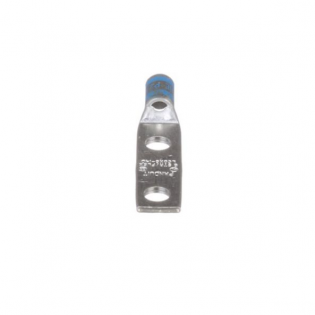 Copper Compression Lug, 2 Hole, #6 AWG F