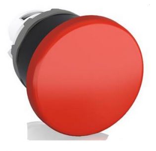 "BOUTON ""COUP DE POING"" 40MM MOM., ROUGE"