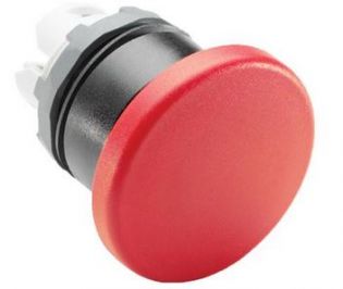 "BOUTON ""COUP DE POING"" 40MM MOM., ROUGE"