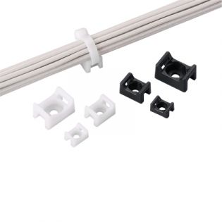 Cable Tie Mount, .43" (10.9mm)W, #6 Scre