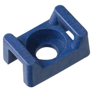 Cable Tie Mount, Metal Detectable Polypr